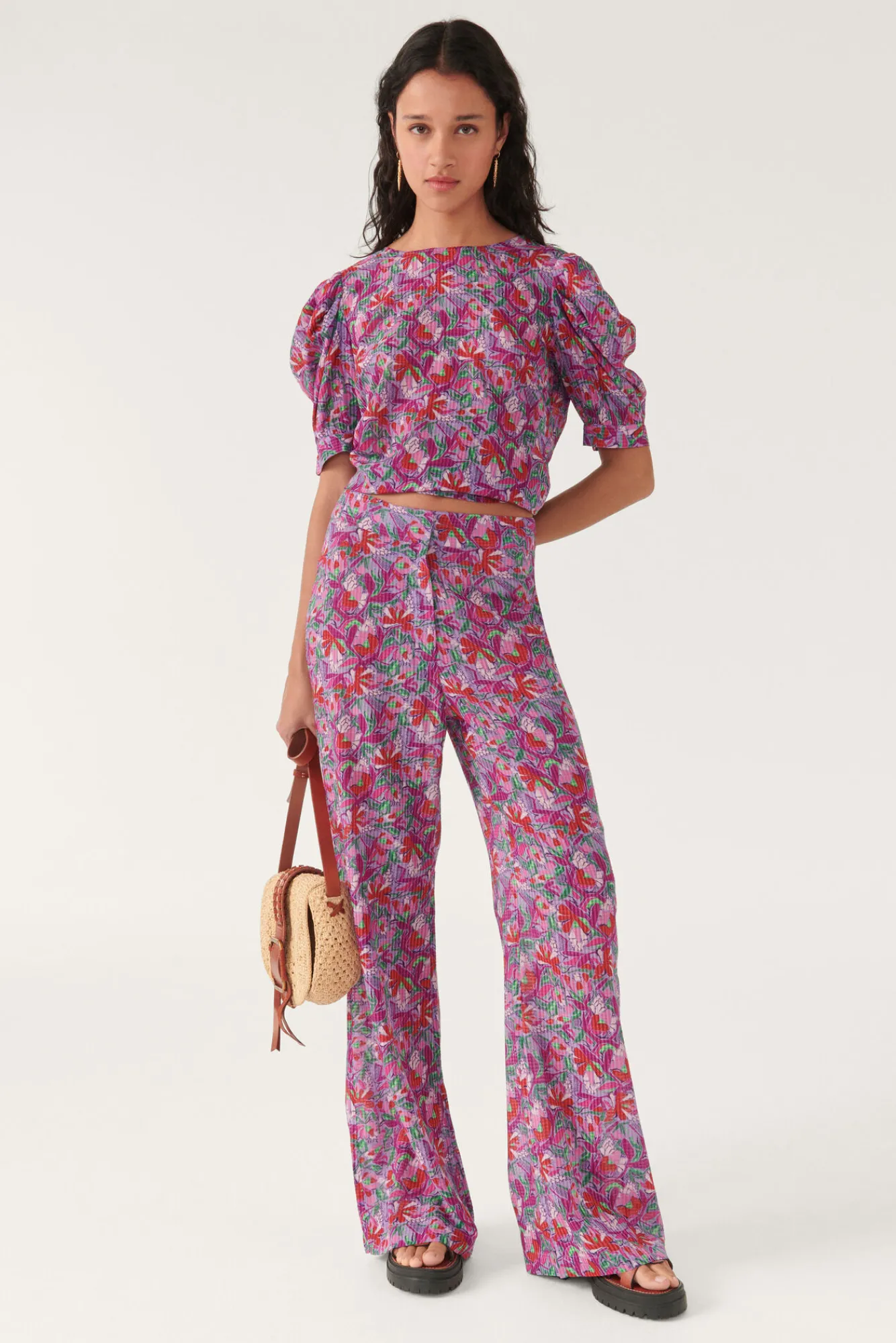 ba&sh Pantalons*Abo. Blanc Ecru
