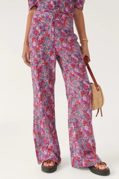 ba&sh Pantalons*Abo. Blanc Ecru