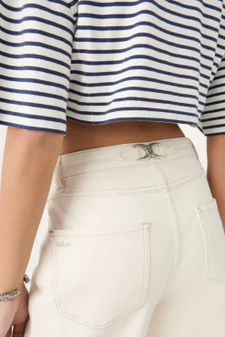 ba&sh Denim*Aime. Blanc Ecru