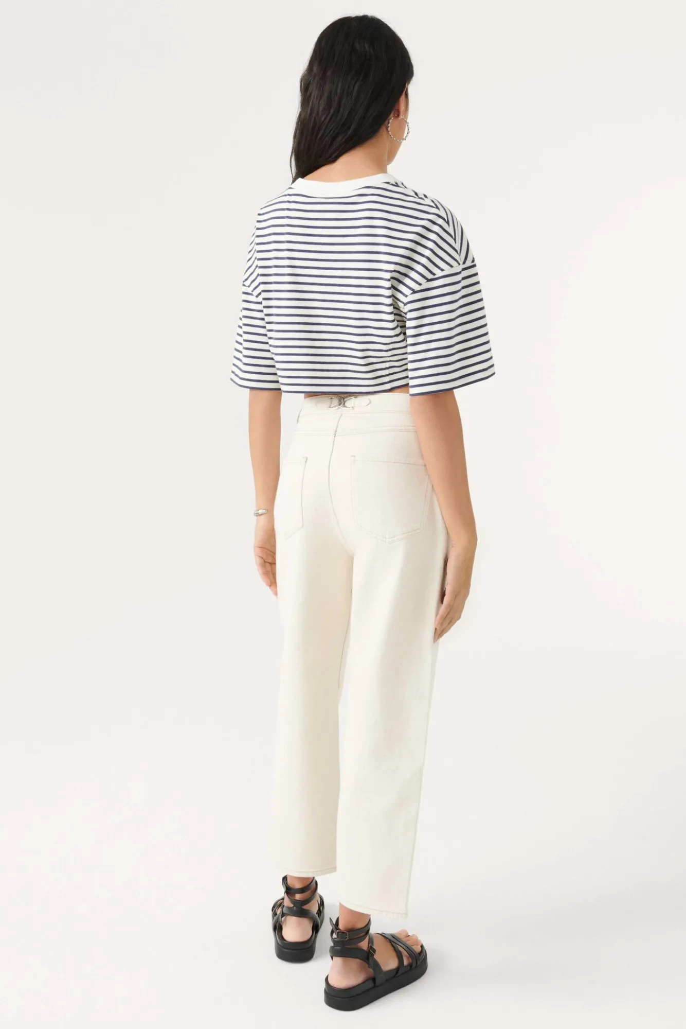 ba&sh Denim*Aime. Blanc Ecru