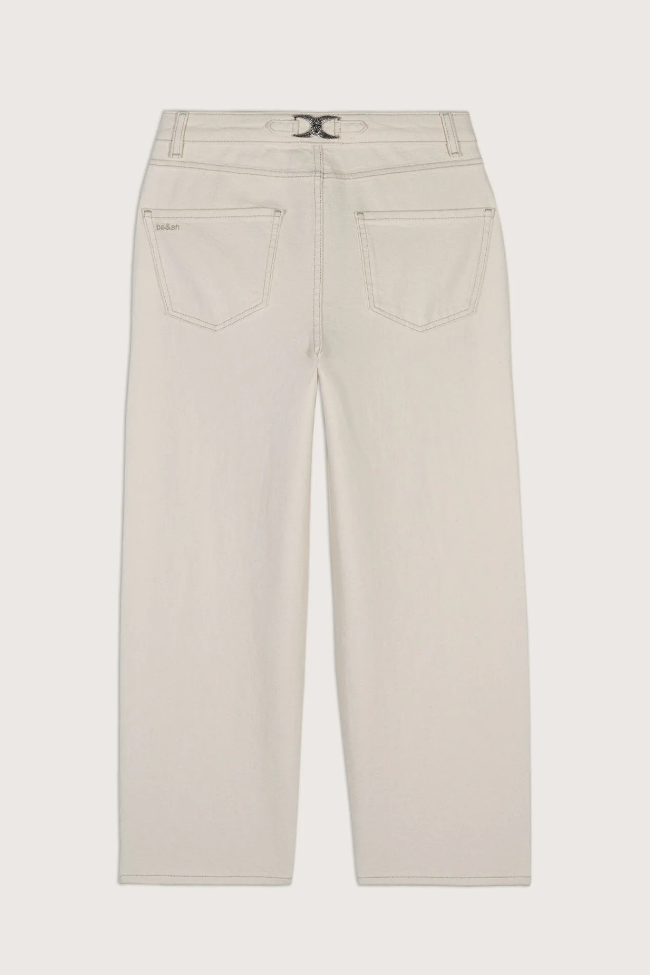 ba&sh Denim*Aime. Blanc Ecru