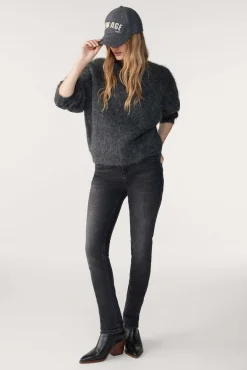 ba&sh Denim*Aimi. Noir
