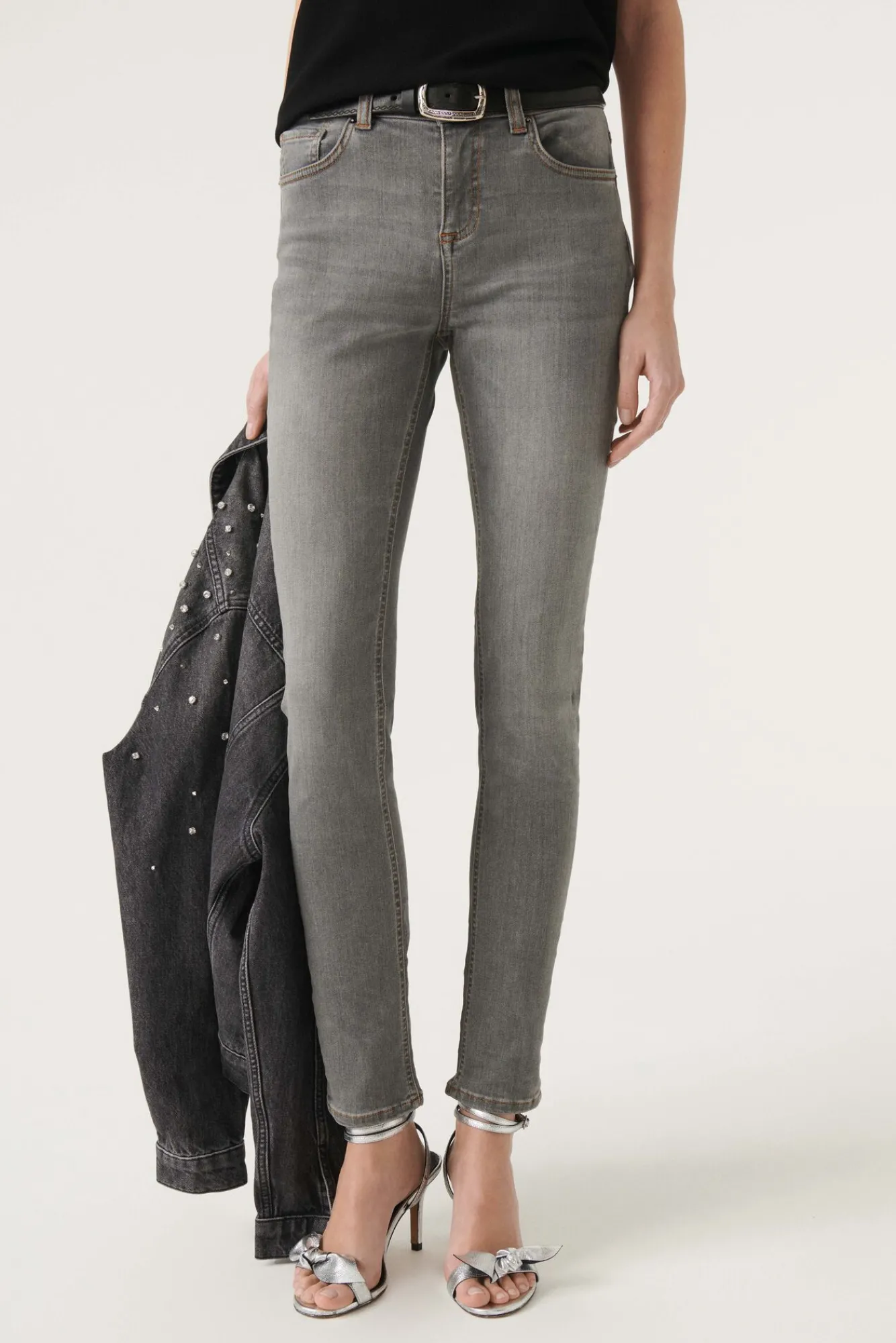 ba&sh Denim*Aimie. Gris