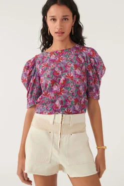 ba&sh Tops & Chemises*Amael. Blanc Ecru