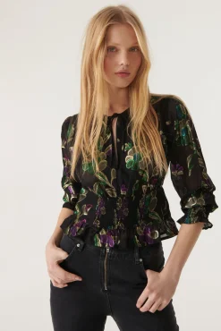 ba&sh Tops & Chemises*Angelo. Noir