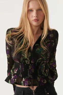 ba&sh Tops & Chemises*Angelo. Noir