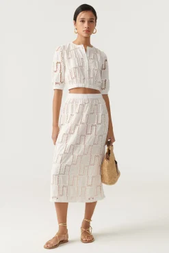 ba&sh Jupes & Shorts*Anira. Blanc Ecru