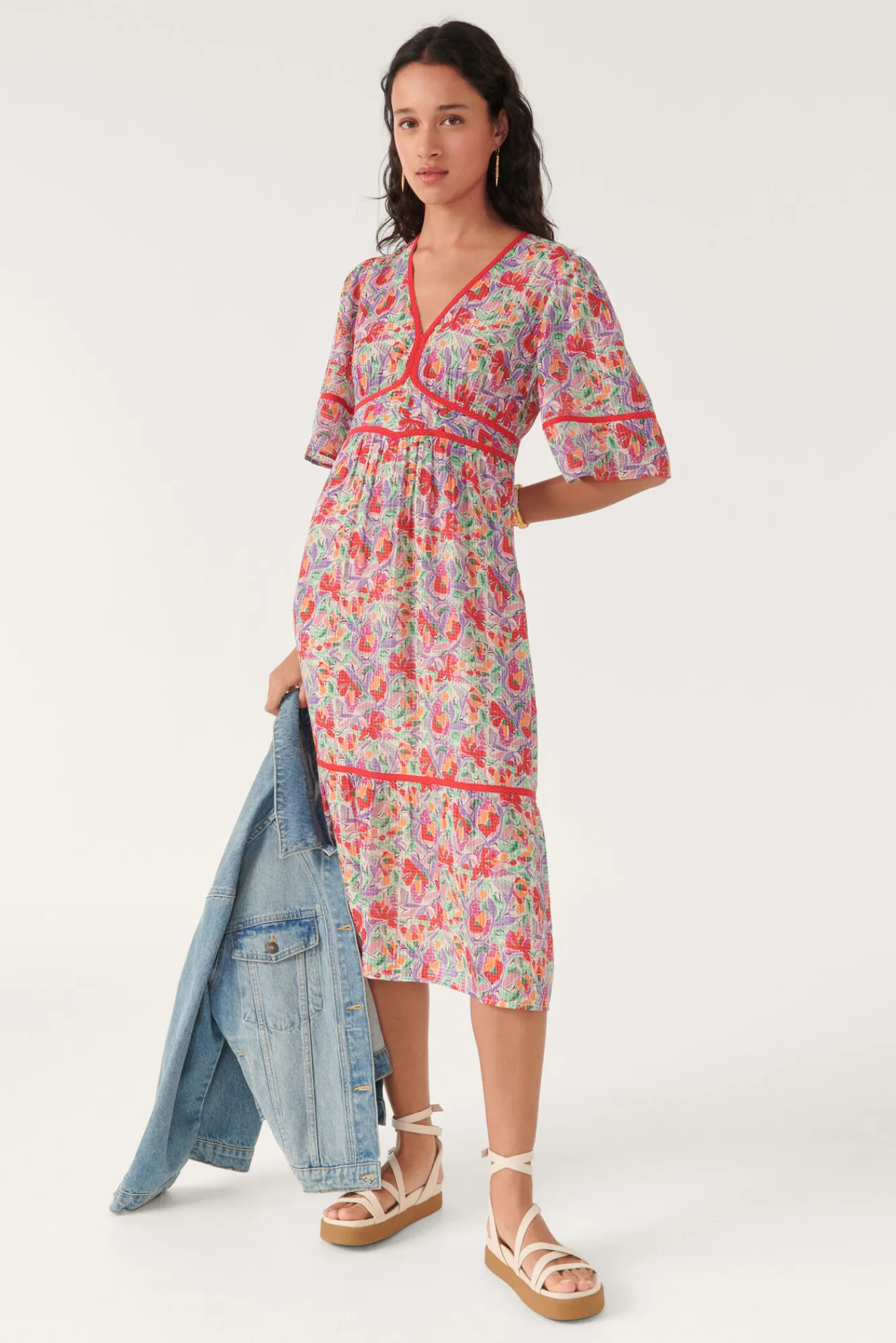 ba&sh Robes*Aquila. Blanc Ecru
