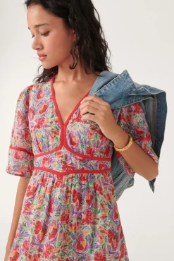 ba&sh Robes*Aquila. Blanc Ecru