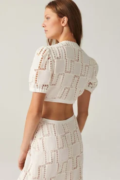ba&sh Robes*Ava. Blanc Ecru