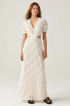 ba&sh Robes*Ava. Blanc Ecru