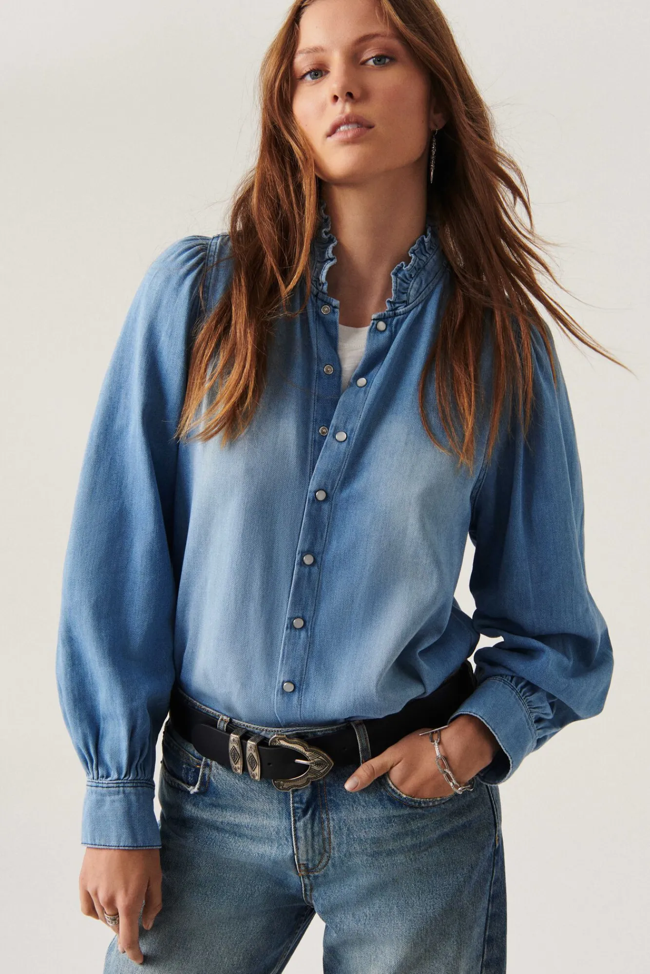 ba&sh Tops & Chemises*Axelle. Bleu