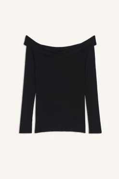 ba&sh Tops & Chemises*Bardot. Noir