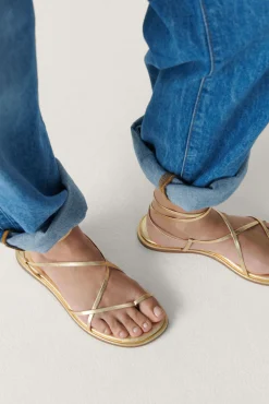ba&sh Chaussures*Basse. Dore