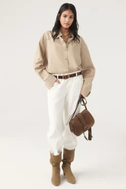 ba&sh Tops & Chemises*Benco. Beige