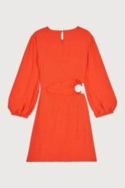 ba&sh Robes*Bonica. Jaune-Orange