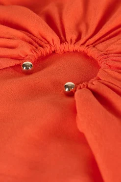 ba&sh Robes*Bonica. Jaune-Orange