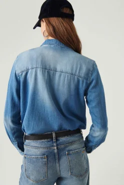 ba&sh Tops & Chemises*Bridget. Bleu