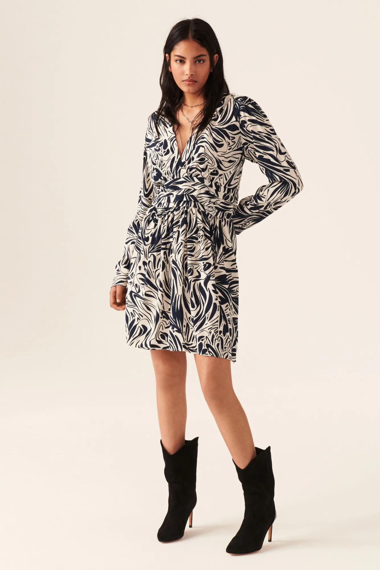 ba&sh Robes*Calla. Blanc Ecru