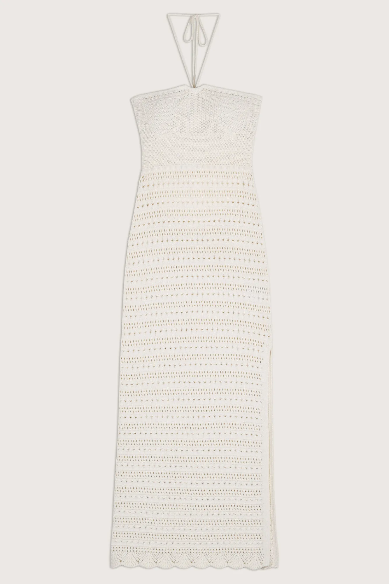 ba&sh Robes*Calune. Blanc Ecru