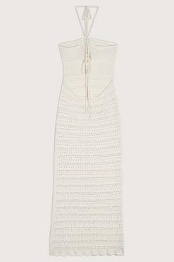 ba&sh Robes*Calune. Blanc Ecru