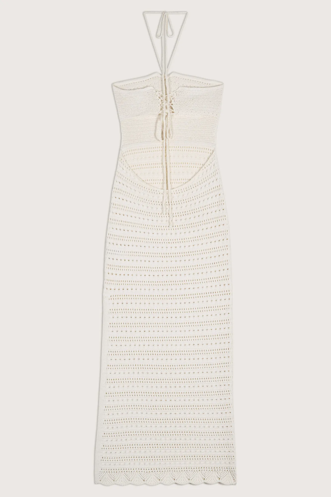 ba&sh Robes*Calune. Blanc Ecru