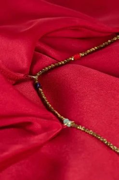 ba&sh Robes*Carline. Rouge