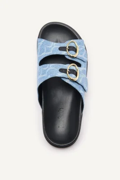 ba&sh Denim*Cayetana. Bleu