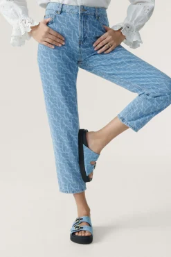 ba&sh Denim*Cayetana. Bleu