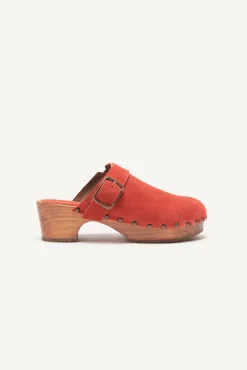 ba&sh Chaussures*Clog. Jaune-Orange