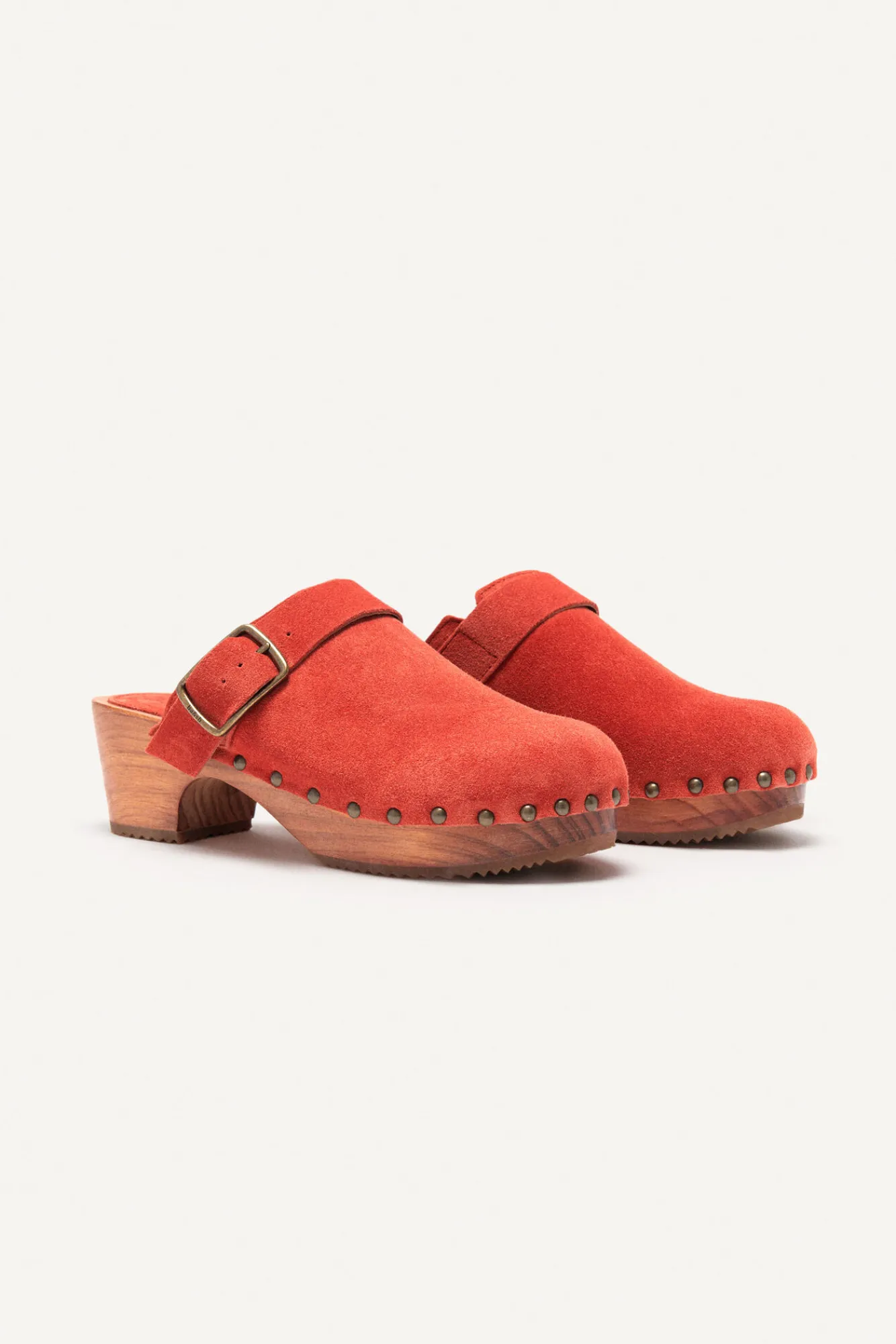 ba&sh Chaussures*Clog. Jaune-Orange