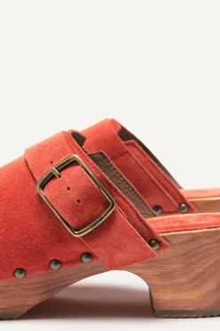 ba&sh Chaussures*Clog. Jaune-Orange