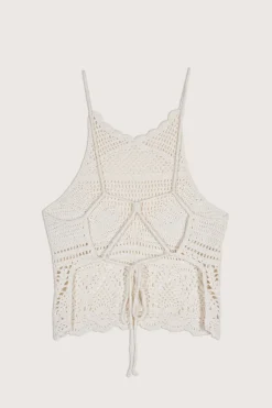 ba&sh Mailles*Colza. Blanc Ecru