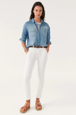 ba&sh Pantalons*Csally. Blanc