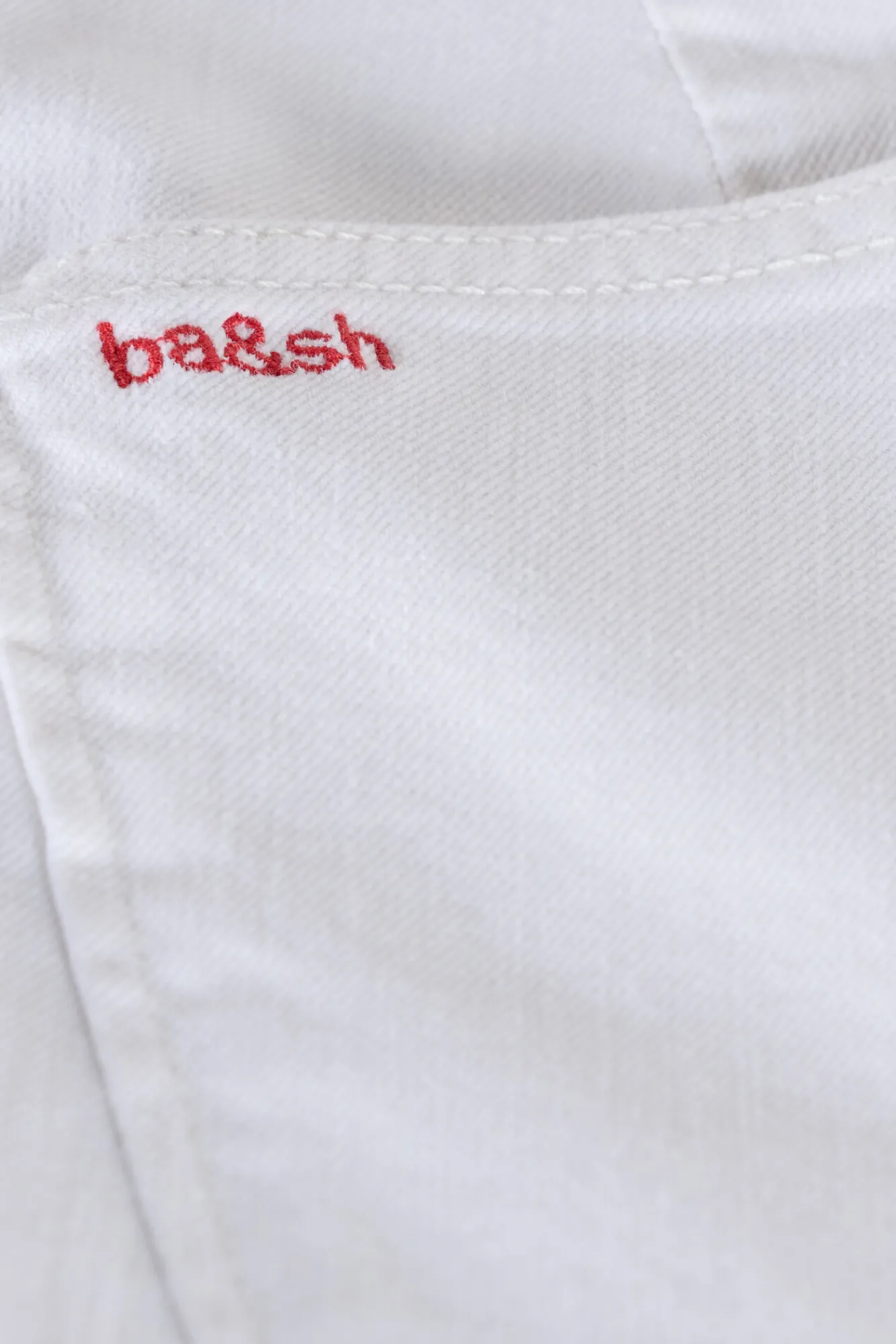 ba&sh Pantalons*Csally. Blanc
