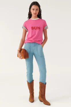 ba&sh Pantalons*Csally. Blanc