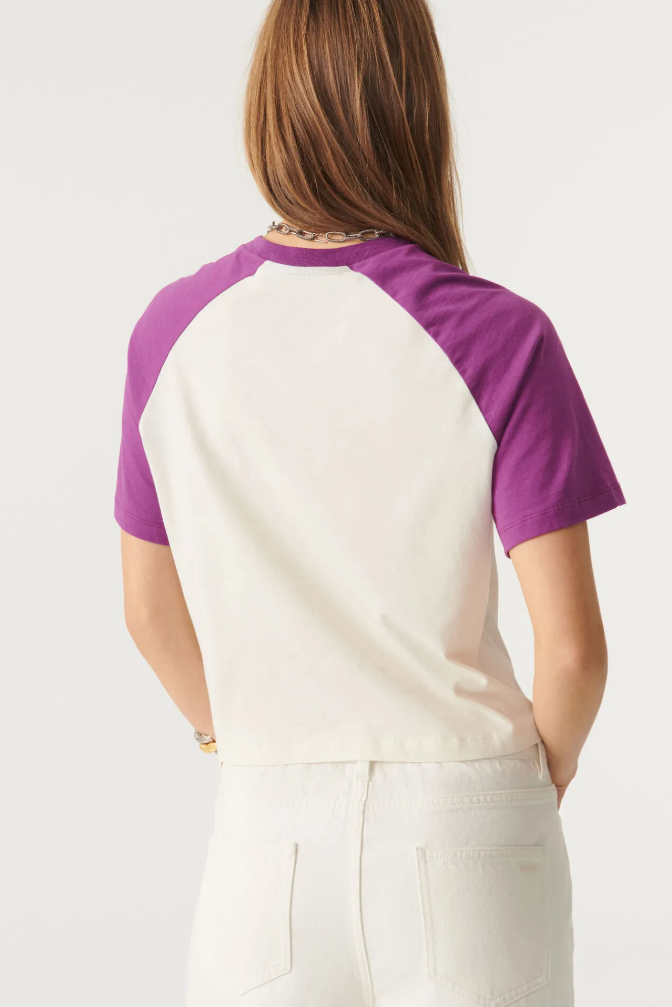 ba&sh T-Shirts*Damelia. Blanc Ecru