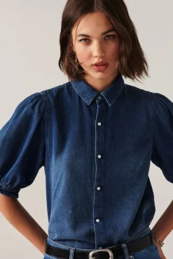 ba&sh Tops & Chemises*Danee. Denim