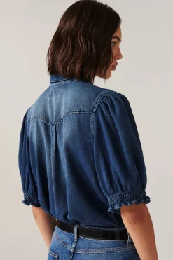 ba&sh Tops & Chemises*Danee. Denim
