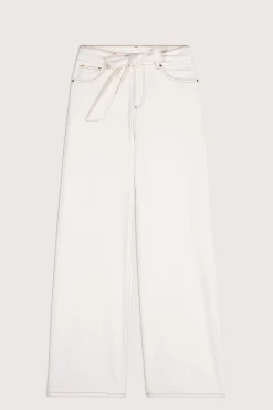 ba&sh Pantalons*Deugene. Blanc Ecru