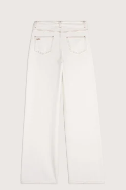 ba&sh Pantalons*Deugene. Blanc Ecru