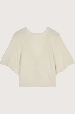 ba&sh Mailles*Domino. Blanc Ecru