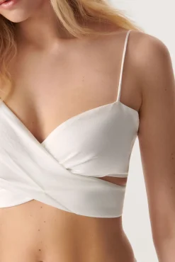 ba&sh Tops & Chemises*Dyara. Blanc Ecru