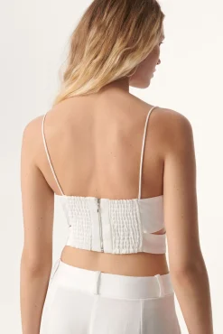ba&sh Tops & Chemises*Dyara. Blanc Ecru