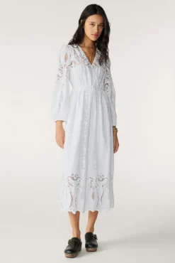 ba&sh Robes*Eloise. Blanc Ecru