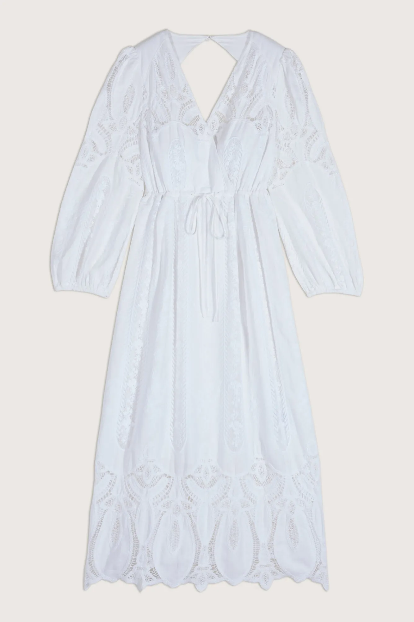 ba&sh Robes*Eloise. Blanc Ecru