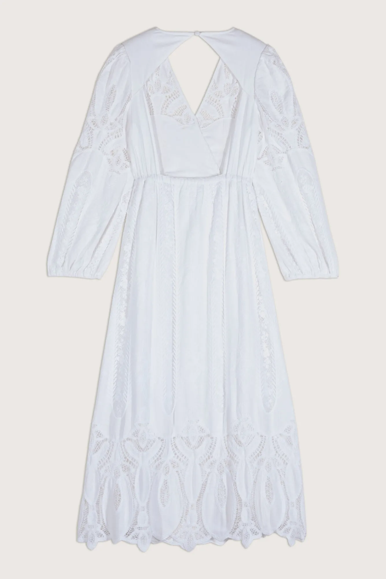 ba&sh Robes*Eloise. Blanc Ecru