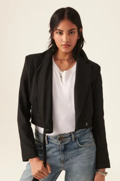 ba&sh Vestes & Manteaux*Esta. Noir
