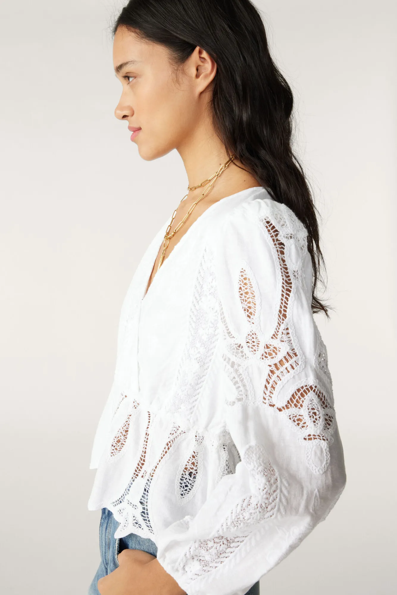 ba&sh Tops & Chemises*Etlin. Blanc Ecru