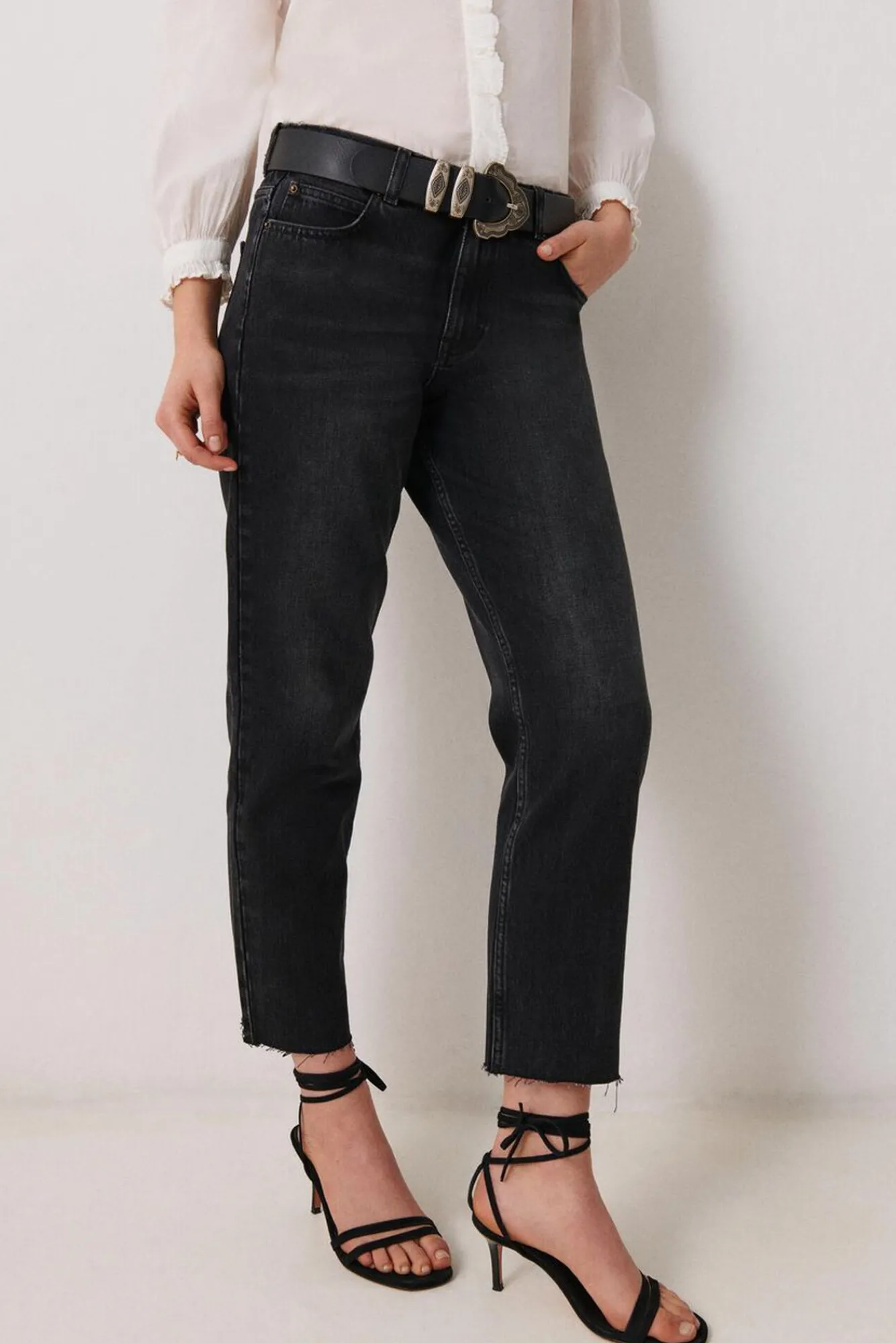 ba&sh Denim*Evan. Noir